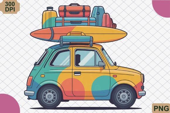 Download Summer Road Trip Car PNG - Png Collection