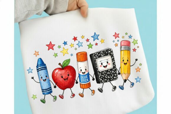 Download Back to School Cartoon Supplies PNG - Back to school Collection