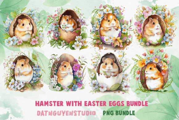 Download Easter Day Bundle PNG, Hamster Easter - Png Collection
