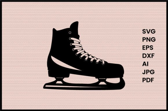 Download Hockey Skates Illustration Silhouette - Silhouette Collection