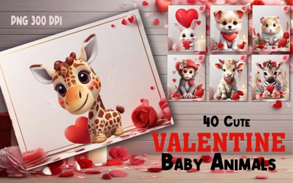 Download Valentine Baby Animals PNG Clipart - Png Collection
