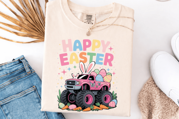 Download Happy Easter Bunny Monster Truck PNG - Png Collection