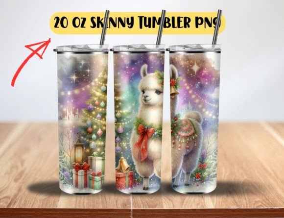 Download Christmas Llama Png, Sublimation Design - Png Collection