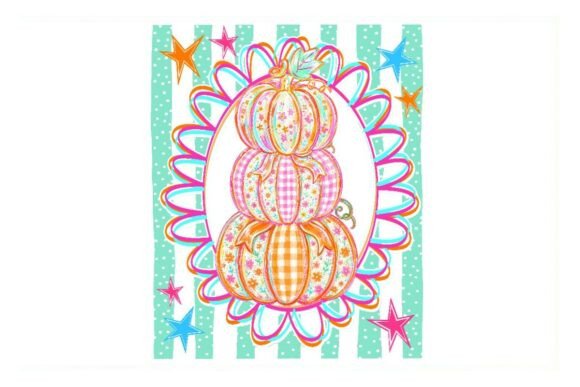 Download Colorful Stacked Pumpkin Clipart PNG - Png Collection