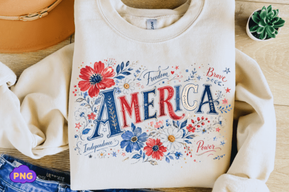 Download Independence Day PNG, America Floral Png - Png Collection