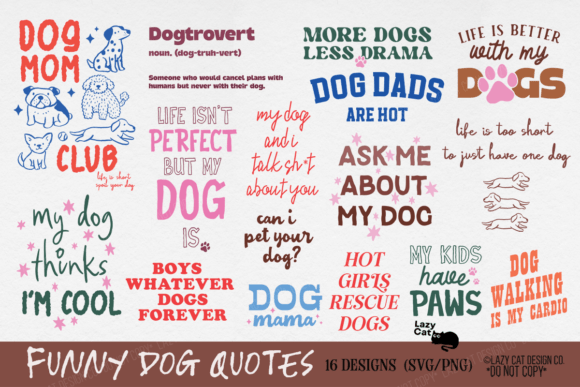 Download Dog Funny Quote SVG PNG Bundle - Png Collection