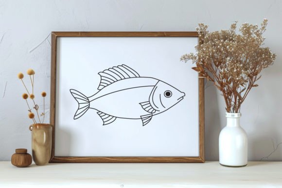 Download Fish One Line Vector Illustration - Line vector Collection