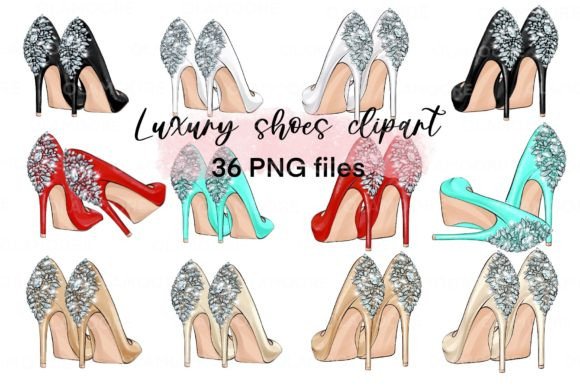 Download Rhinestones Shoes Png Clipart - Png Collection
